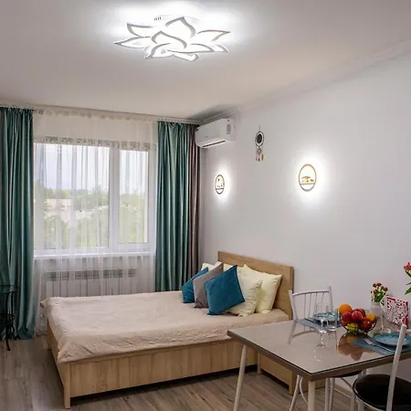 Уютная Студия С Видом На Горы Almaty Exterior photo