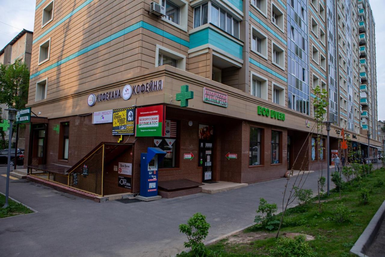уютная студия с видом на горы 公寓 阿拉木图